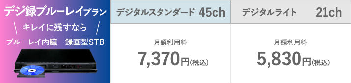 デジ録ブルーレイプラン